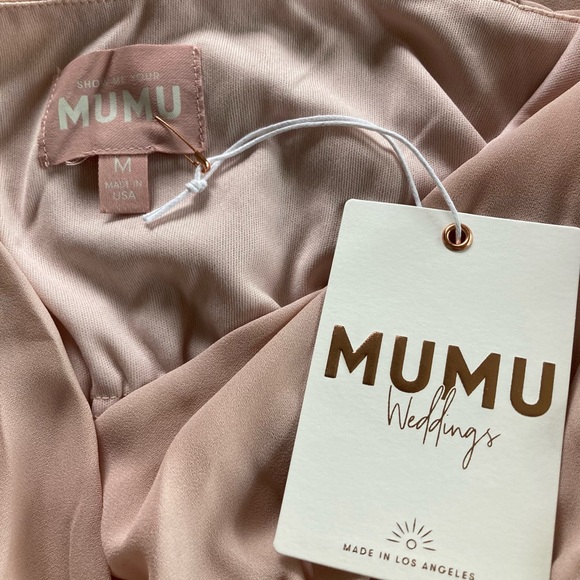 NWT Elegant dusty Blush Pink maxi Dress - Picture 7 of 9